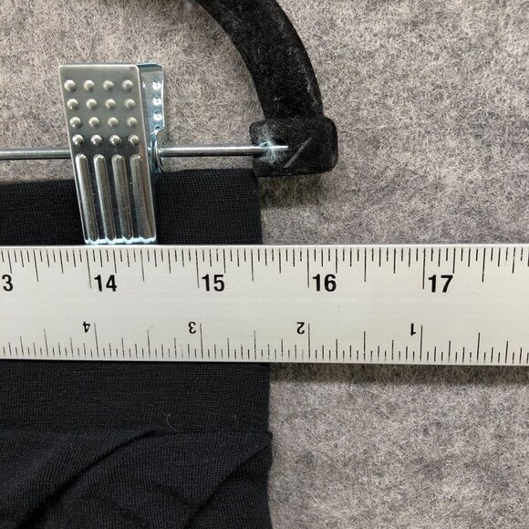 Helmut Lang Ruched Side Pull On Jersey Skirt Womens M Black Wool Modal Blend - Picture 6 of 11